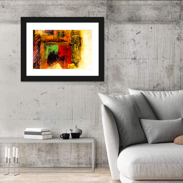 Modern Brushstrokes Abstract Canvas Wall Art