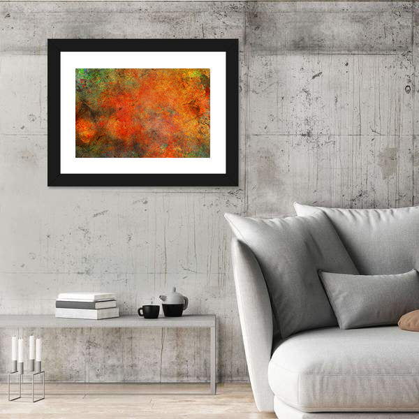 Textured Autumn Color Fields Canvas Wall Art