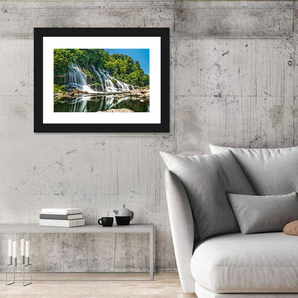 Twin Falls in Tennessee Canvas Wall Art
