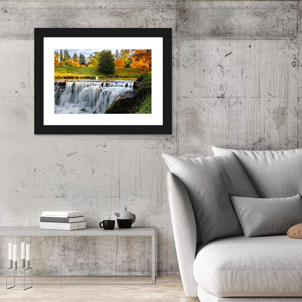 Scenic Cascades Waterfall Canvas Wall Art