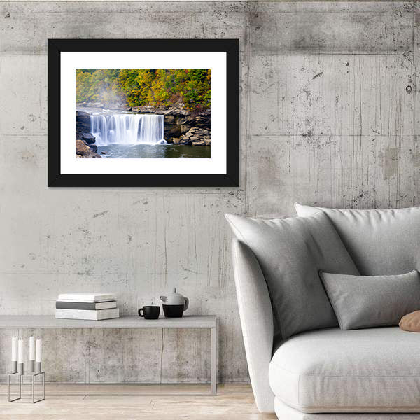 Cumberland Falls In Kentucky Canvas Wall Art