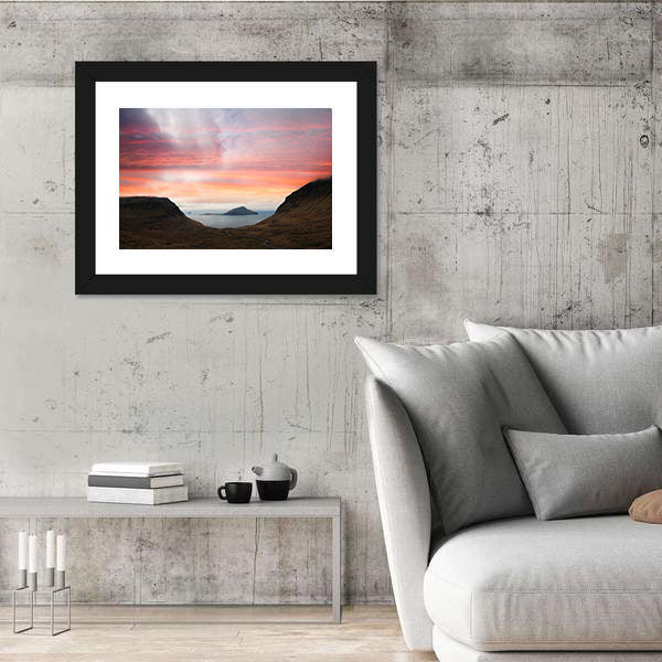 Faroe Islands In The North Atlantic Denmark Canvas Wall Art