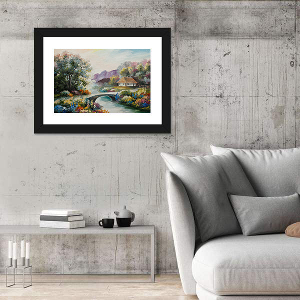 House in the Forest Canvas Wall Art