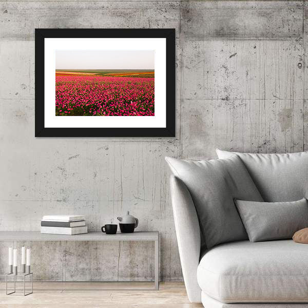 Field of Spring Flowers Canvas Wall Art