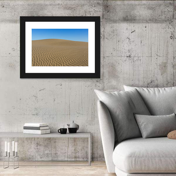 Sand Ripples on Desert Dunes Canvas Wall Art