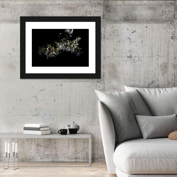 Vitamin C In Crystallized Form Canvas Wall Art