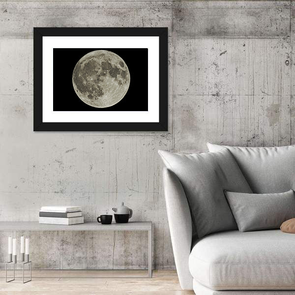 The Hunter's Supermoon Canvas Wall Art