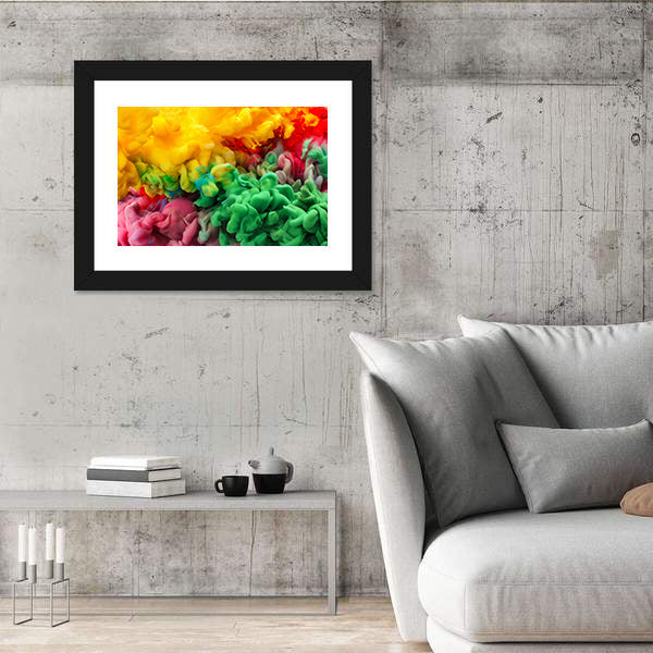 Colorful Acrylic Ink Canvas Wall Art