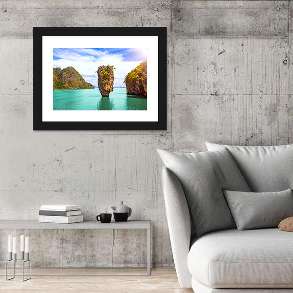 James Bond Island In Phang Nga Bay Phuket Thailand Canvas Wall Art
