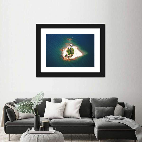 Island on Lake Lanier, Georgia Canvas Wall Art