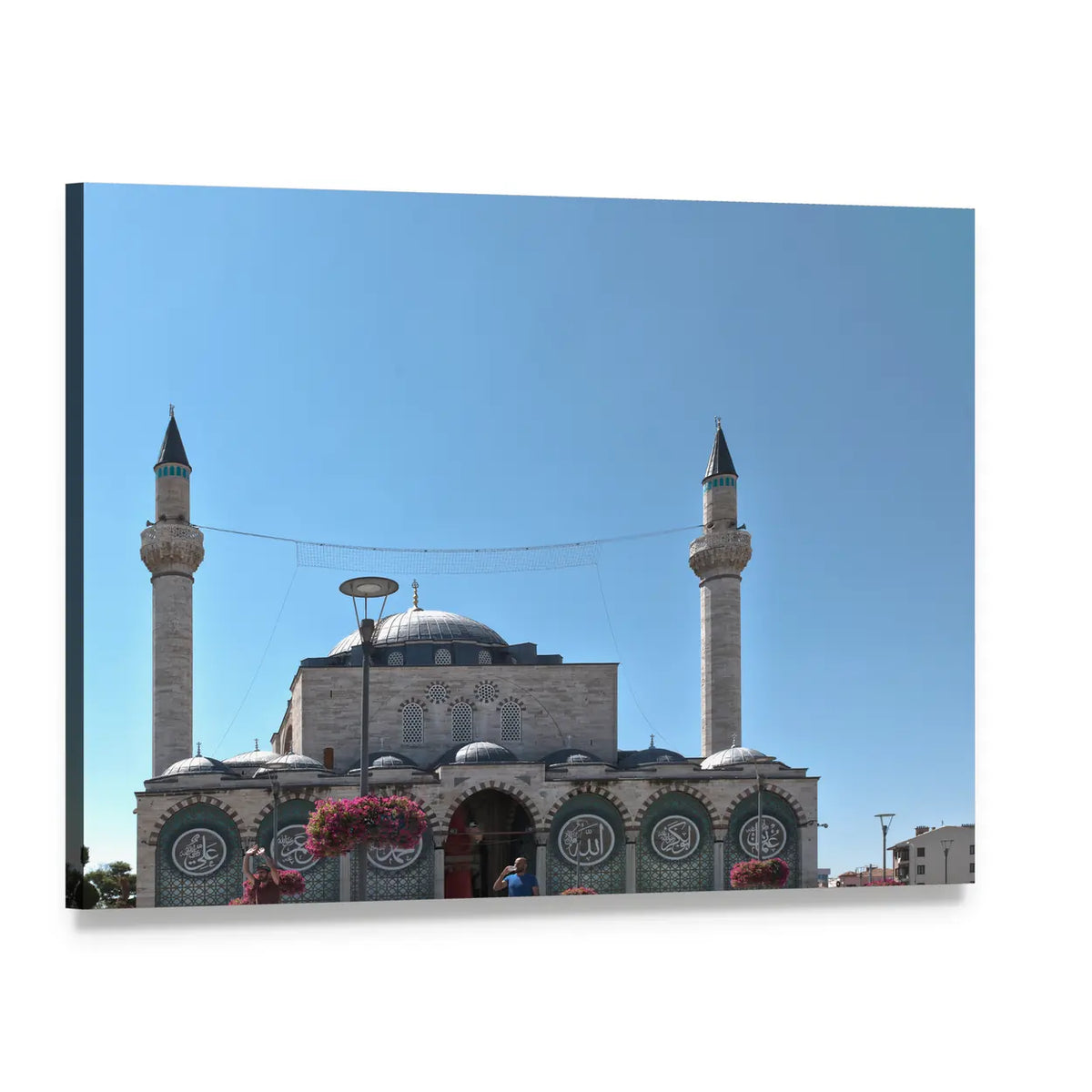 Selimiye Mosque, Turkey Canvas Wall Art, single panel gallery wrapped canvas, angled product view