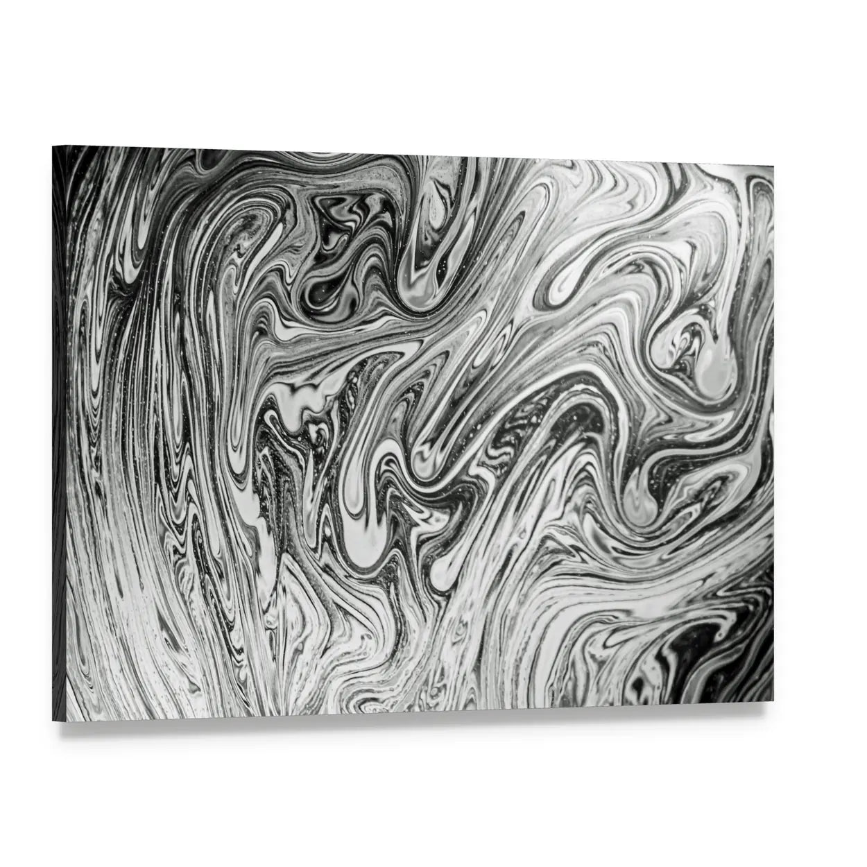 Soap Bubbles Pattern Canvas Wall Art, single panel gallery wrapped canvas, angled product view