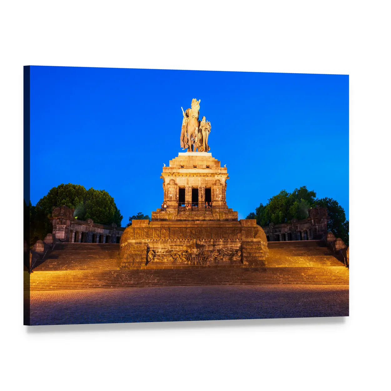 Memorial of German Unity Canvas Wall Art, single panel gallery wrapped canvas, angled product view