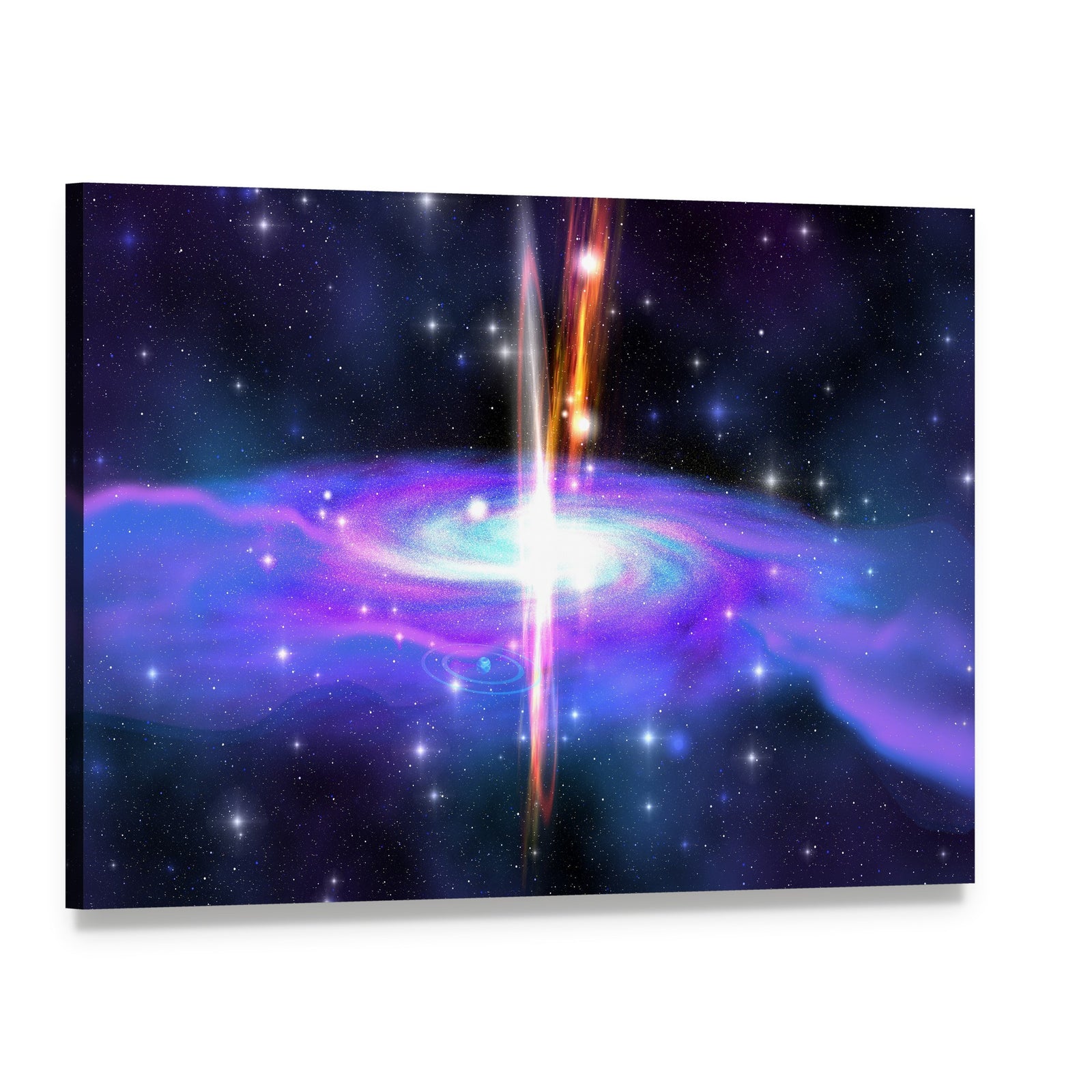 Gamma Ray Burst Canvas Wall Art, single panel gallery wrapped canvas, angled product view