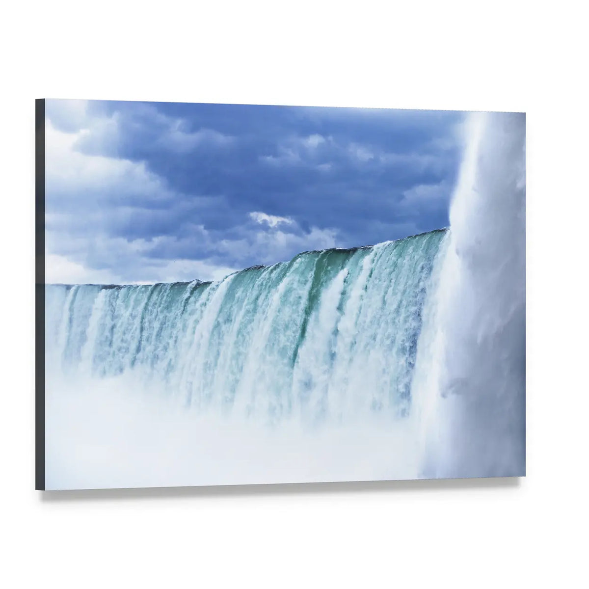 Niagara Falls Horseshoe In Canada Canvas Wall Art, single panel gallery wrapped canvas, angled product view