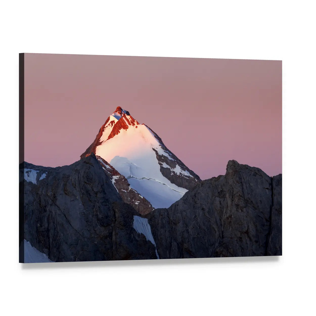 View From Chimtarga To Fan Mountains Tajikistan Canvas Wall Art, single panel gallery wrapped canvas, angled product view