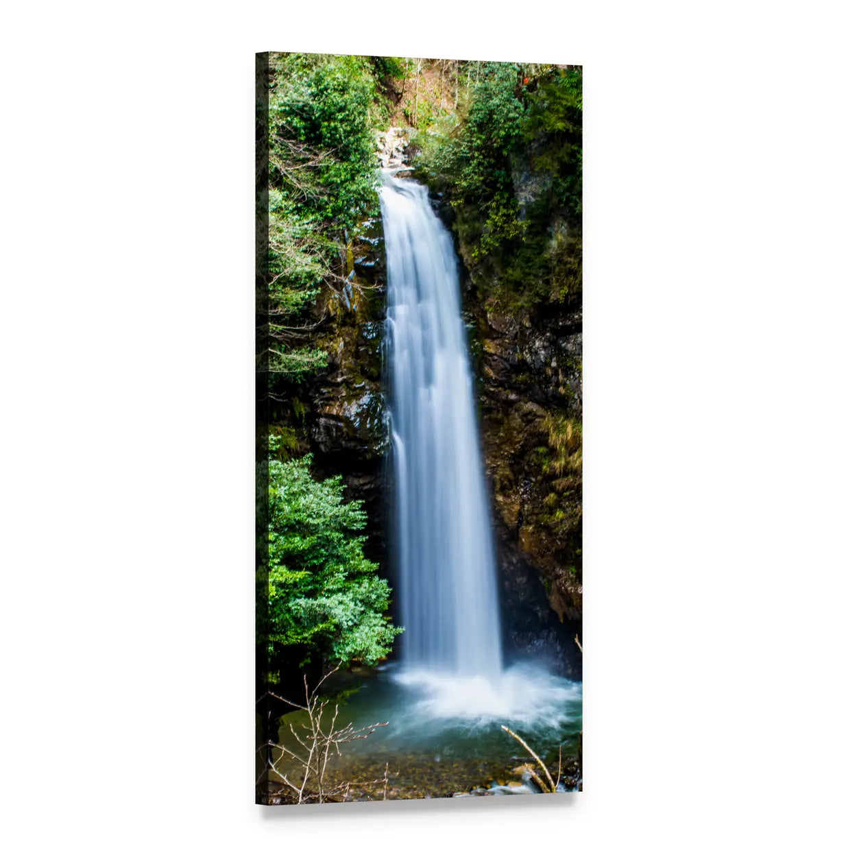 Palovit Waterfall, Turkey Vertical Canvas Wall Art, 1 panel 1 Vertical layout gallery wrapped canvas set, angled product view