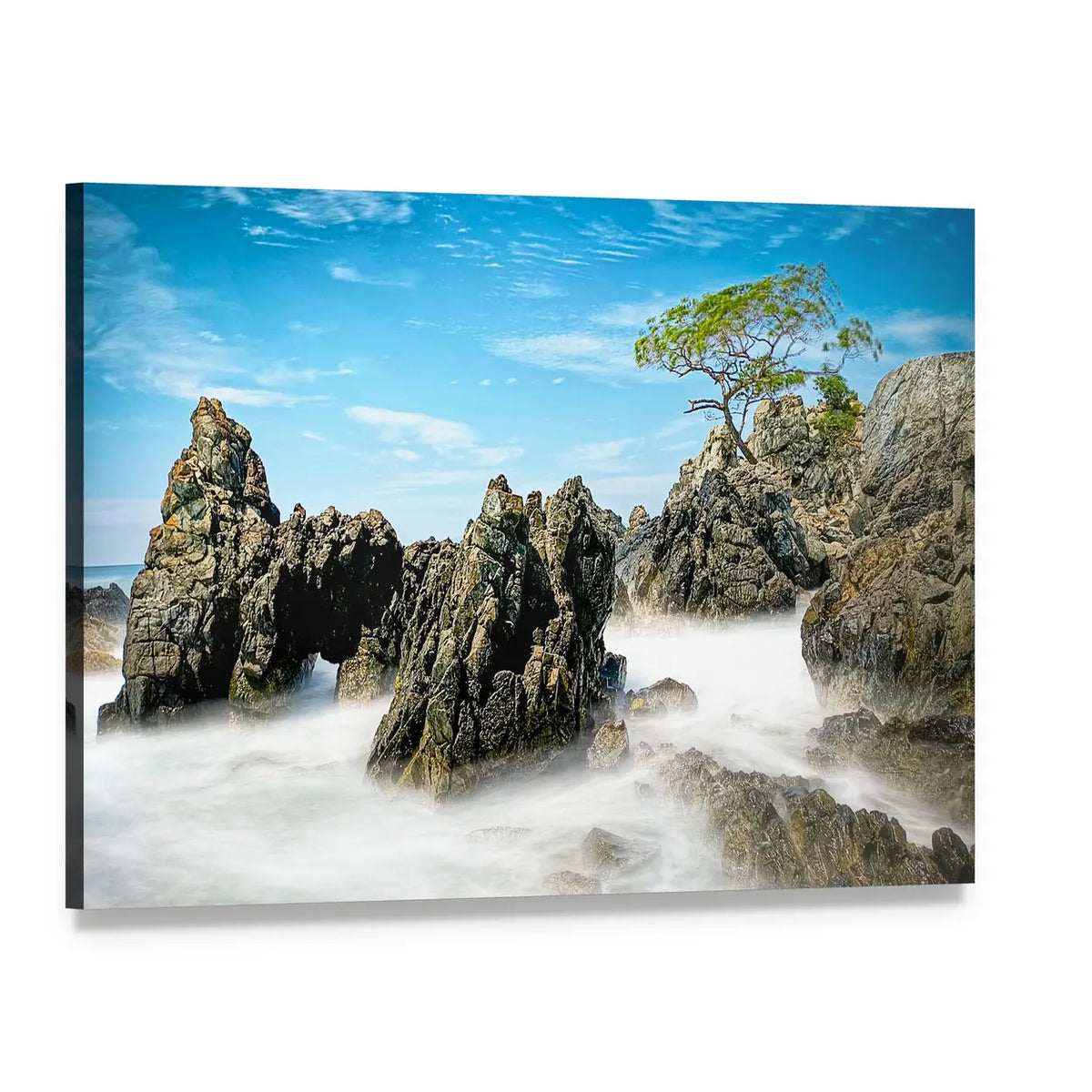 Karang Bebay Beach, Lampung Indonesia Canvas Wall Art, single panel gallery wrapped canvas, angled product view