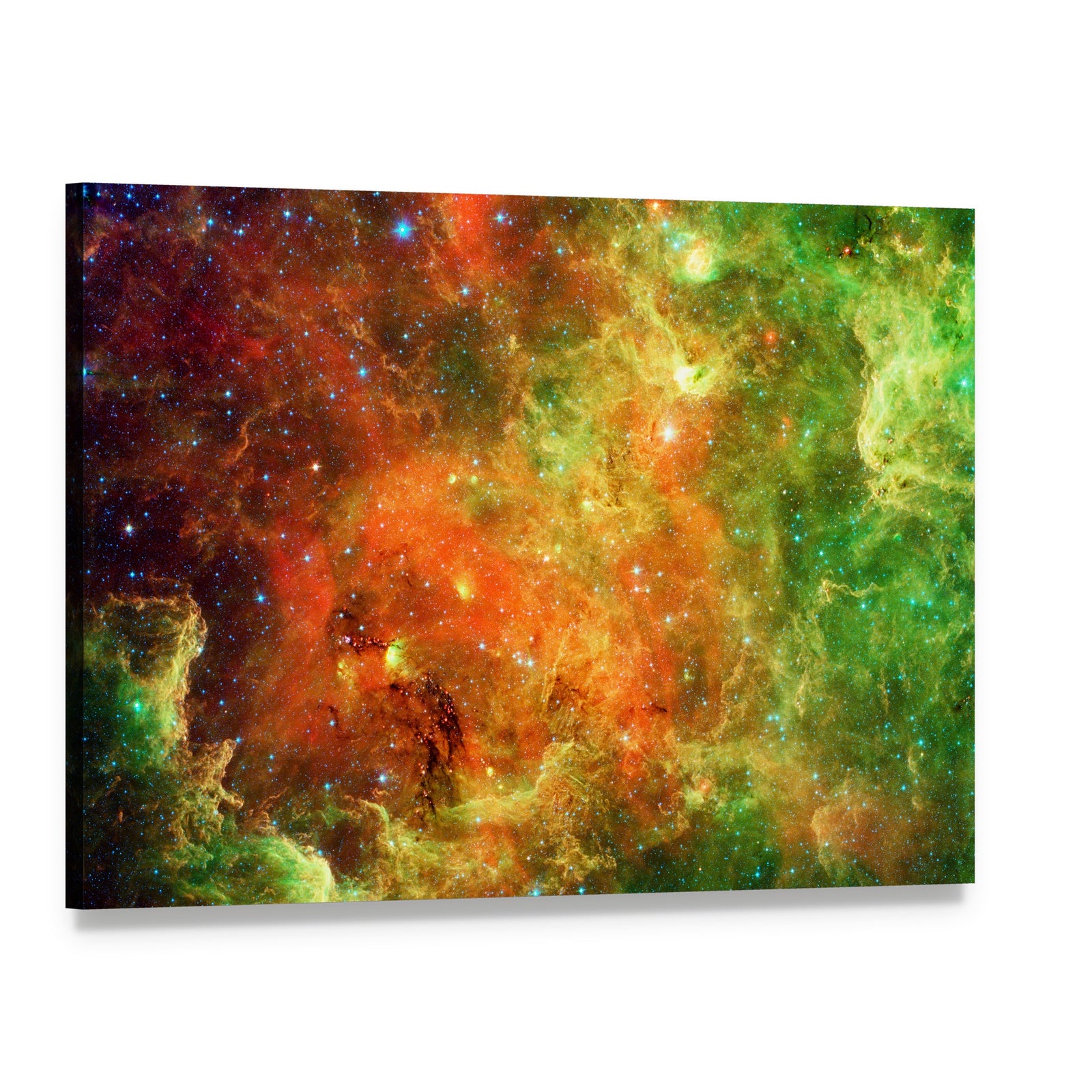 Pelican Nebula Canvas Wall Art, single panel gallery wrapped canvas, angled product view