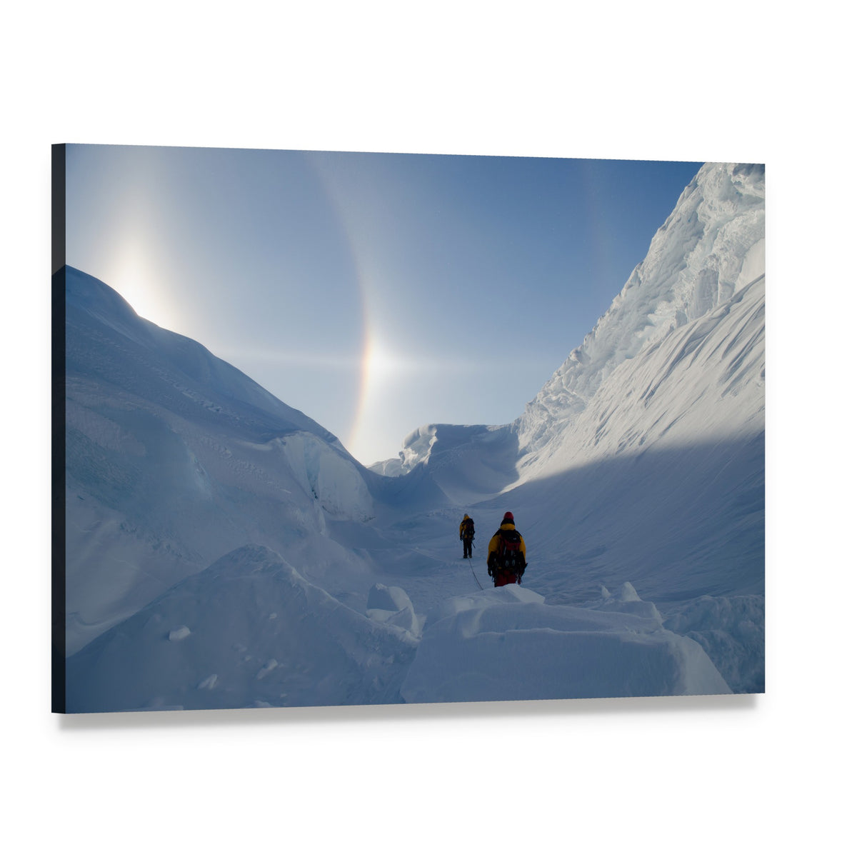 Adventures in Antarctica Canvas Wall Art, single panel gallery wrapped canvas, angled product view
