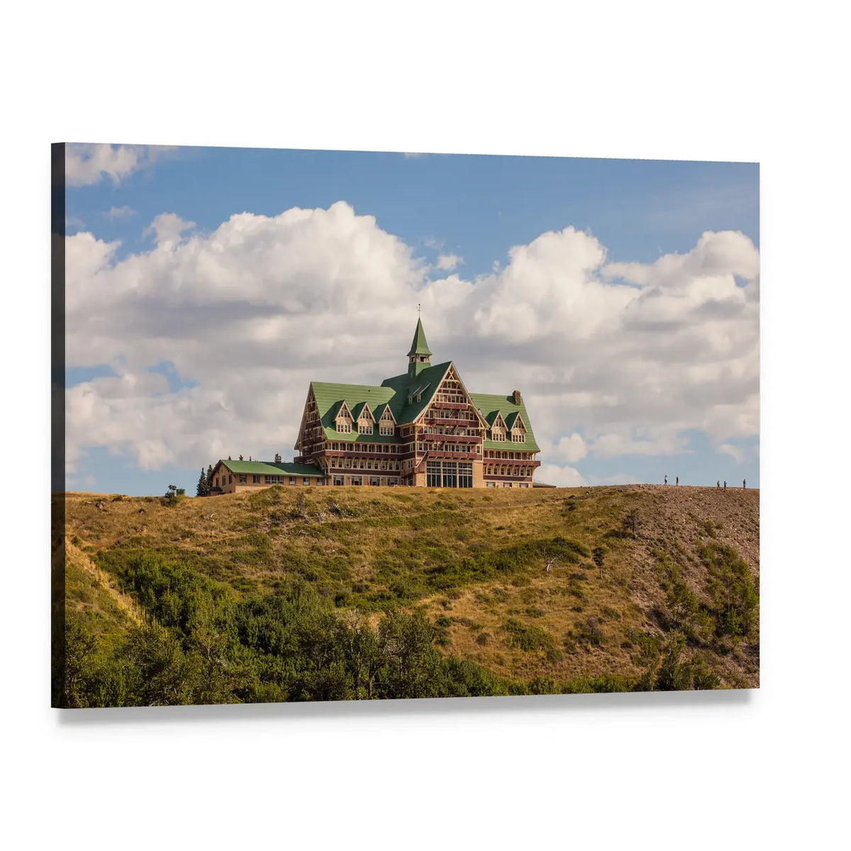 Prince of Wales Hotel, Canada Canvas Wall Art, single panel gallery wrapped canvas, angled product view