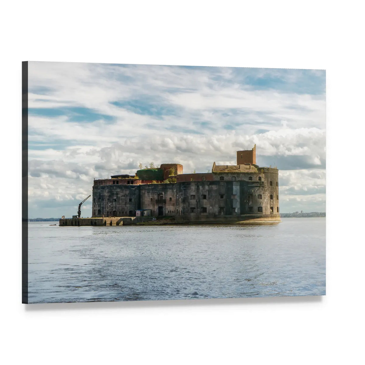 Fortress of Emperor Alexander I Canvas Wall Art, single panel gallery wrapped canvas, angled product view