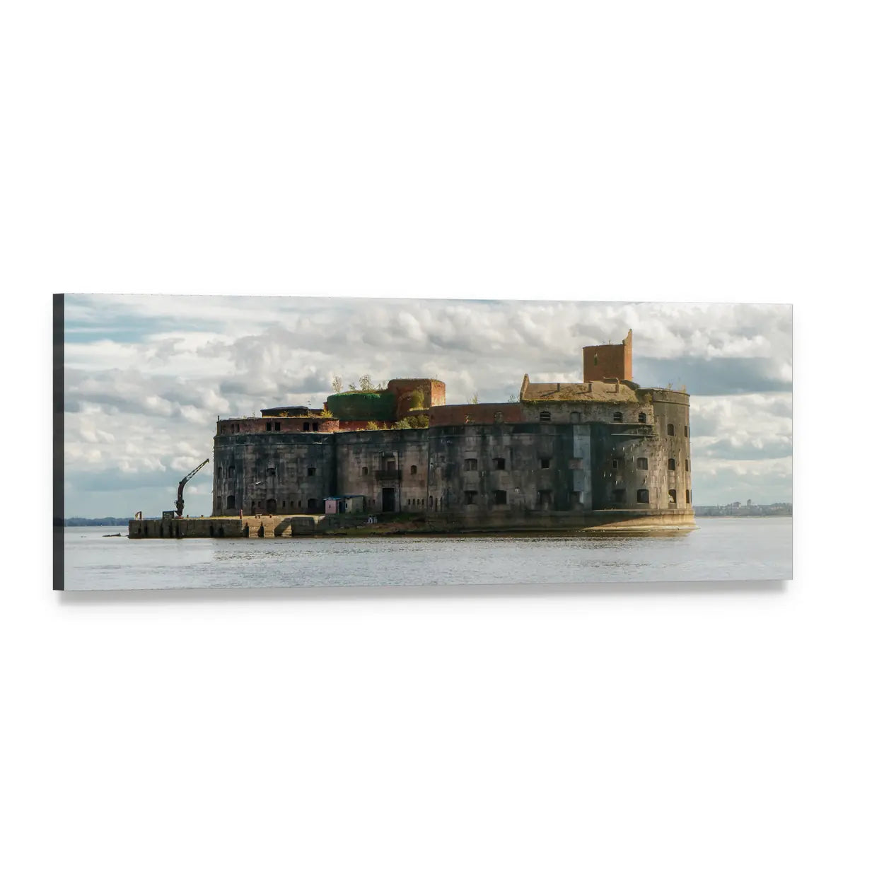 Fortress of Emperor Alexander I Panoramic Canvas Wall Art, single panel gallery wrapped canvas, angled product view
