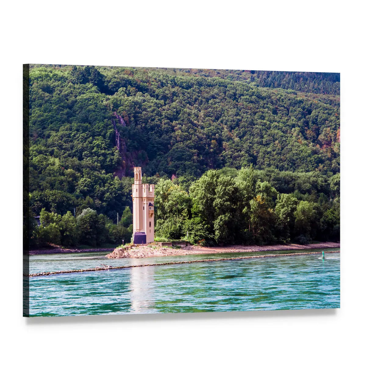 Mouse Tower, Germany Canvas Wall Art, single panel gallery wrapped canvas, angled product view