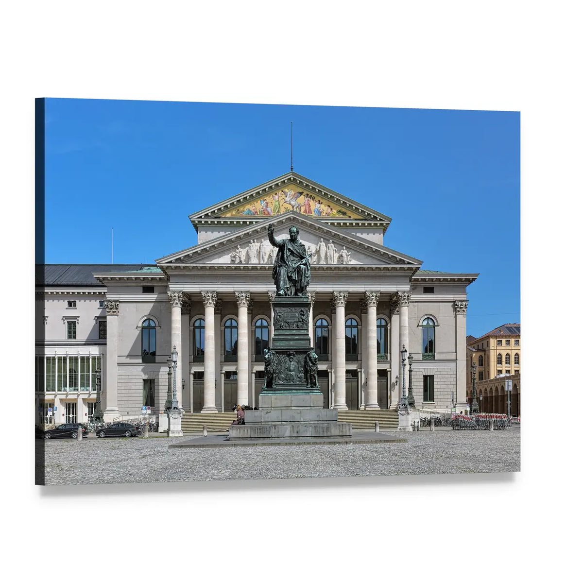 Max I Joseph Monument Canvas Wall Art, single panel gallery wrapped canvas, angled product view