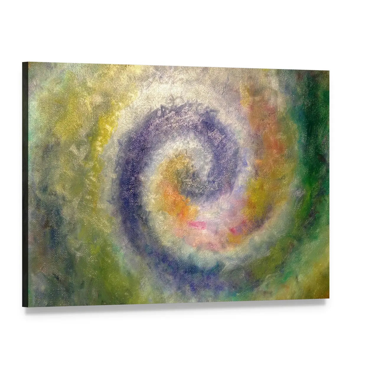 Fibonacci Sequence And Golden Ratio Canvas Wall Art, single panel gallery wrapped canvas, angled product view