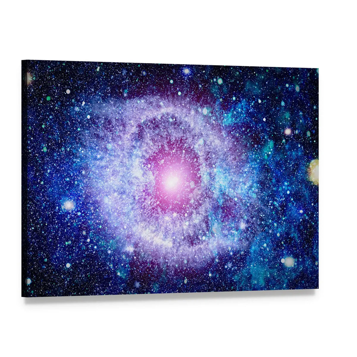 Eye Nebula Cosmic Scene Canvas Wall Art, single panel gallery wrapped canvas, angled product view