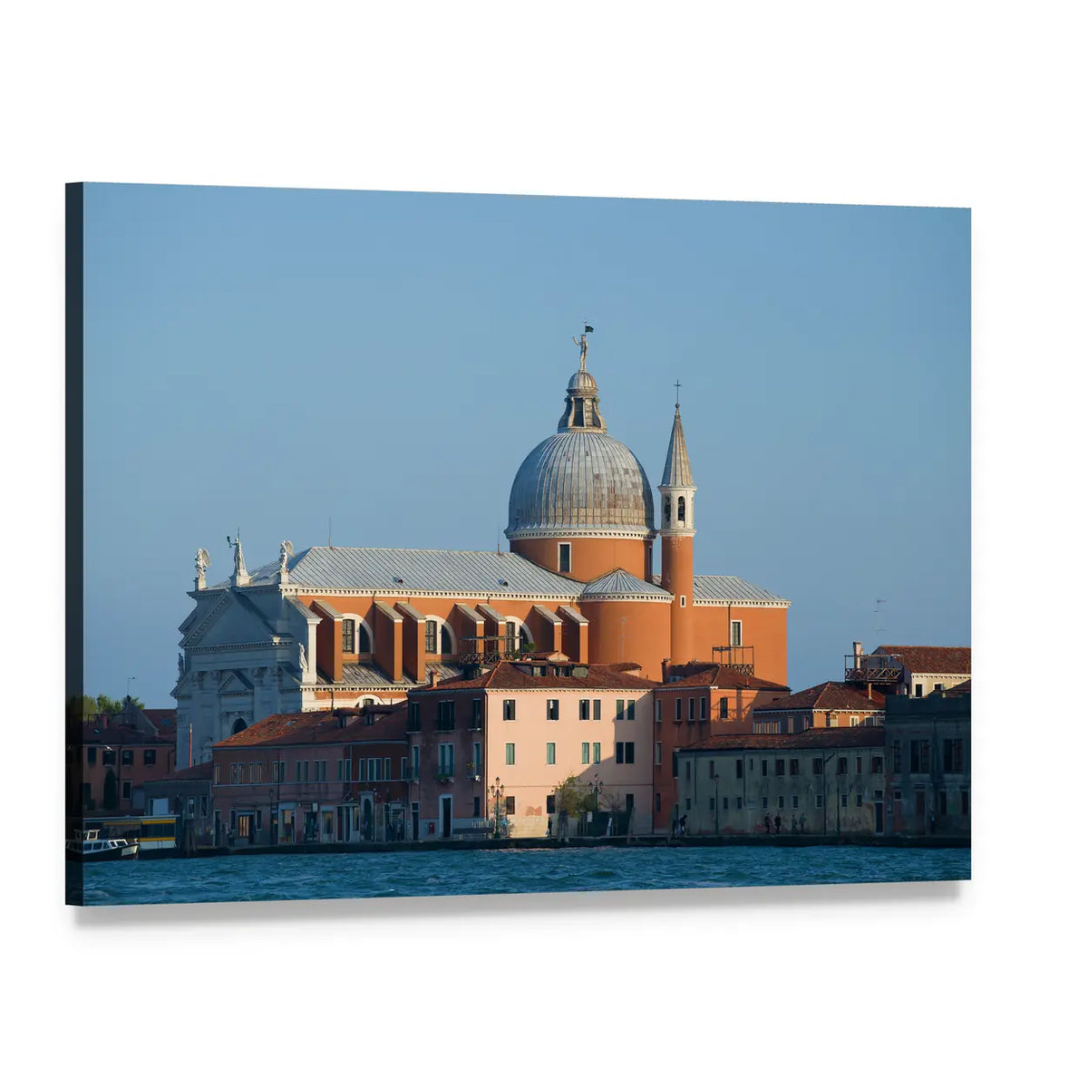 Il Redentore Church, Venice Canvas Wall Art, single panel gallery wrapped canvas, angled product view