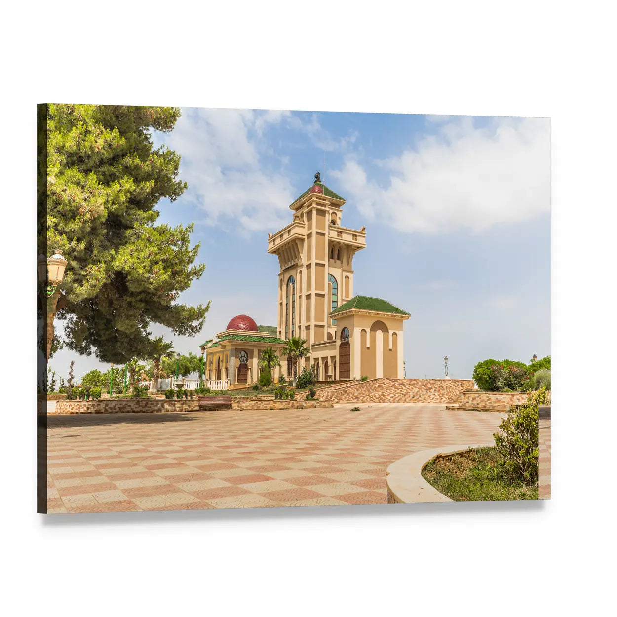 Plateau of Lalla Setti in Tlemcen Canvas Wall Art, single panel gallery wrapped canvas, angled product view