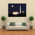 Full Moon Above Lincoln Memorial Canvas Wall Art-4 Horizontal-Gallery Wrap-34" x 24"-Tiaracle