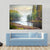 Fog Over River Canvas Wall Art-4 Horizontal-Gallery Wrap-34" x 24"-Tiaracle