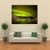 Northern Lights Over Lake Canvas Wall Art-5 Horizontal-Gallery Wrap-22" x 12"-Tiaracle