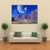 Colorful Fantasy Landscape Canvas Wall Art-1 Piece-Gallery Wrap-36" x 24"-Tiaracle