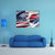 United States & South Korea Flag Canvas Wall Art-1 Piece-Gallery Wrap-36" x 24"-Tiaracle