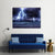 Storm On The Sea With Lightnings Canvas Wall Art-4 Horizontal-Gallery Wrap-34" x 24"-Tiaracle