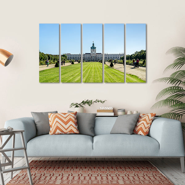 View On Charlottenburg Palace In Berlin Canvas Wall Art