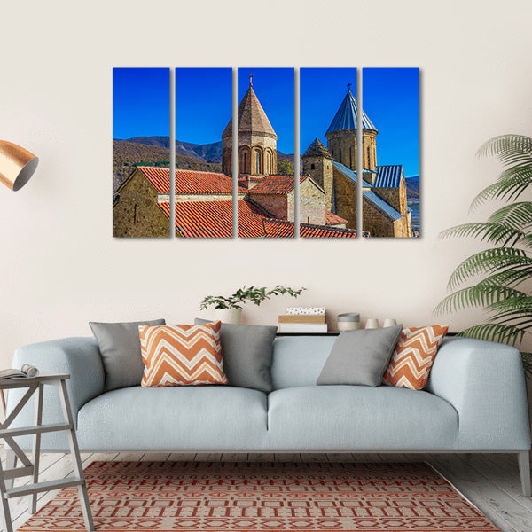 Ananuri Castle Georgia Canvas Wall Art-5 Horizontal-Gallery Wrap-22" x 12"-Tiaracle