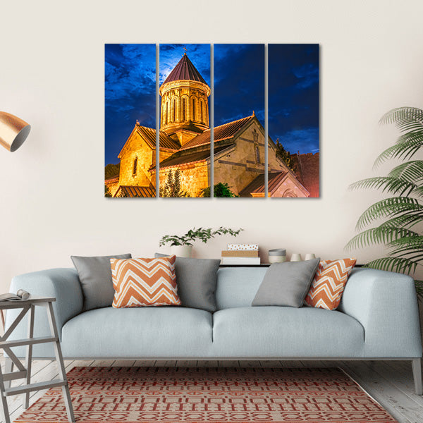 Sioni Cathedral In Georgia Canvas Wall Art-4 Horizontal-Gallery Wrap-34" x 24"-Tiaracle