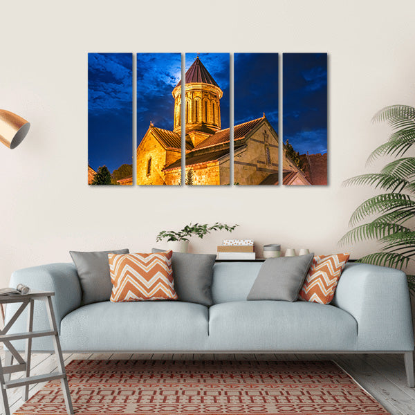 Sioni Cathedral In Georgia Canvas Wall Art-5 Horizontal-Gallery Wrap-22" x 12"-Tiaracle
