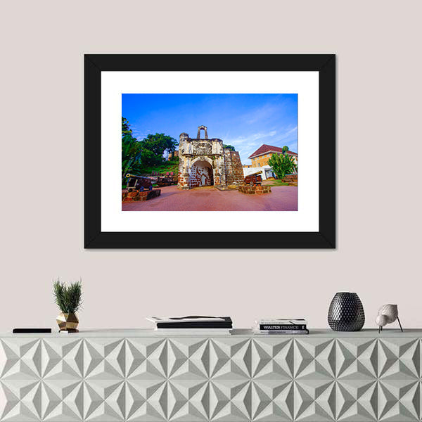 Famous Fortress In Melaka Canvas Wall Art