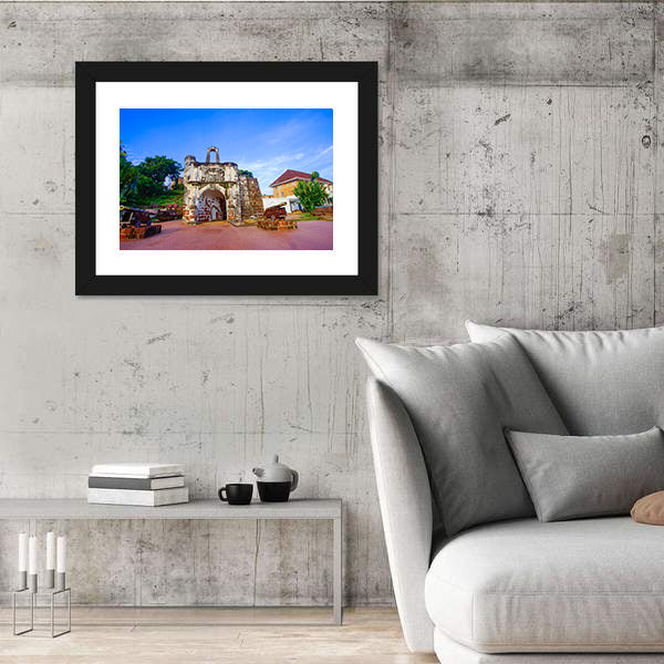 Famous Fortress In Melaka Canvas Wall Art