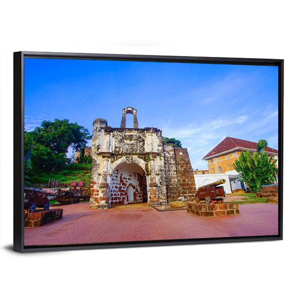 Porta De Santiago Gatehouse, Malacca Canvas Wall Art