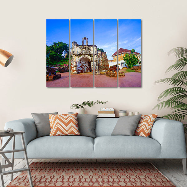 Famous Fortress In Melaka Canvas Wall Art