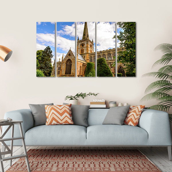 Collegiate Church Of The Holy And Undivided Trinity Canvas Wall Art-5 Horizontal-Gallery Wrap-22" x 12"-Tiaracle