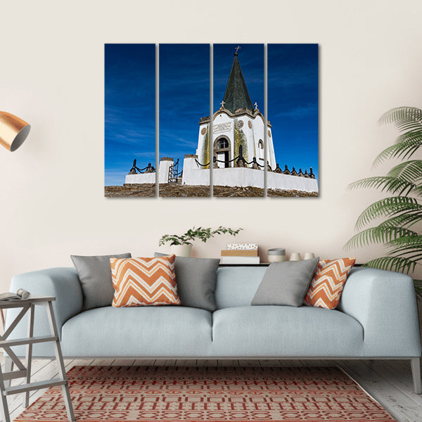 The Serbian Chapel Greece Canvas Wall Art-4 Horizontal-Gallery Wrap-34" x 24"-Tiaracle