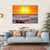 Summer Sunrise Above The Stormy Sea Canvas Wall Art-4 Horizontal-Gallery Wrap-34" x 24"-Tiaracle
